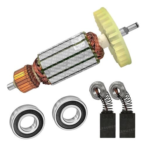 Induzido 4100ns / nh2 + Carvão E Rolamentos para Serra Mármore 220v