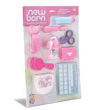 Acessorios P/ Boneca Reborn Mamadeira Chupeta Divertoys