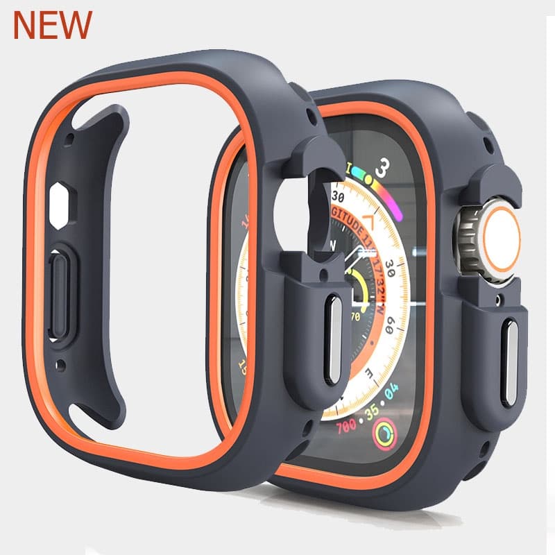 Capa De Silicone Para Smartwatch Relógio Inteligente Série 10 42/46mm 49mm 44mm 45mm 41mm TPU Protetora 8 7 6 se 5 4