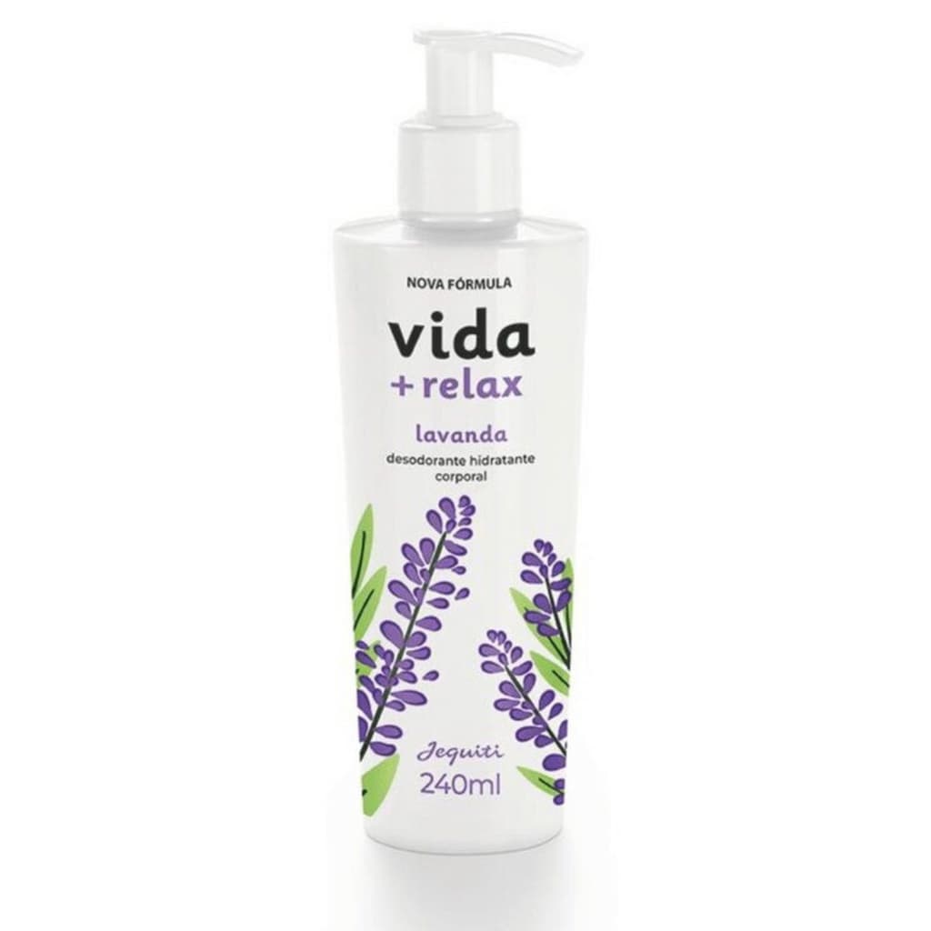  Hidratante Corporal Vida + Relax Lavanda 240ml -Jequiti