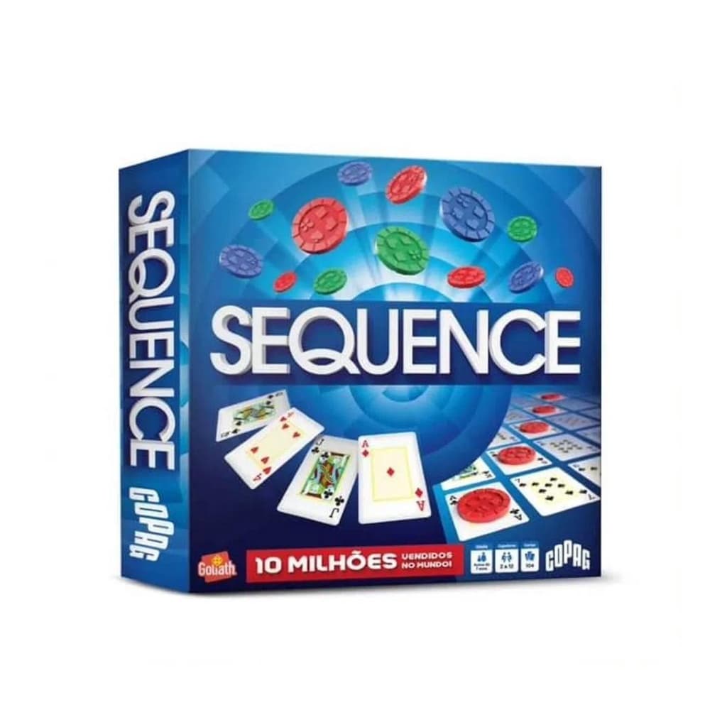 Jogo de Mesa Sequence - Copag Jogo para família Clássico