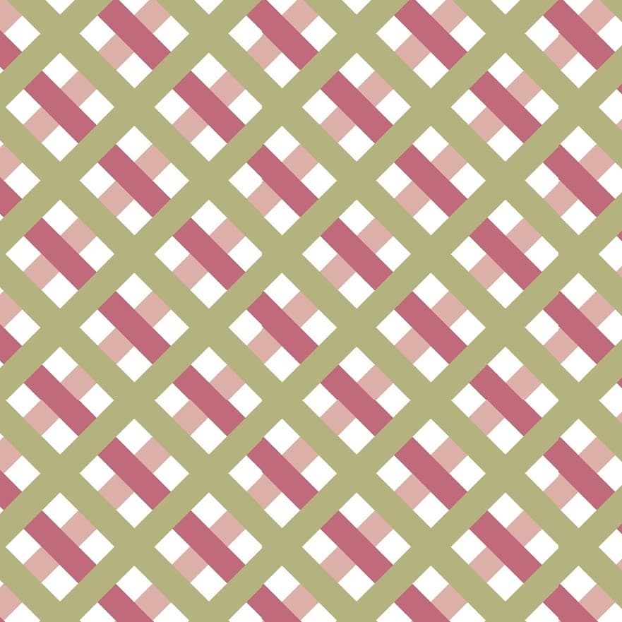Tecido Patchwork Treliça Multicor Botânica 13810