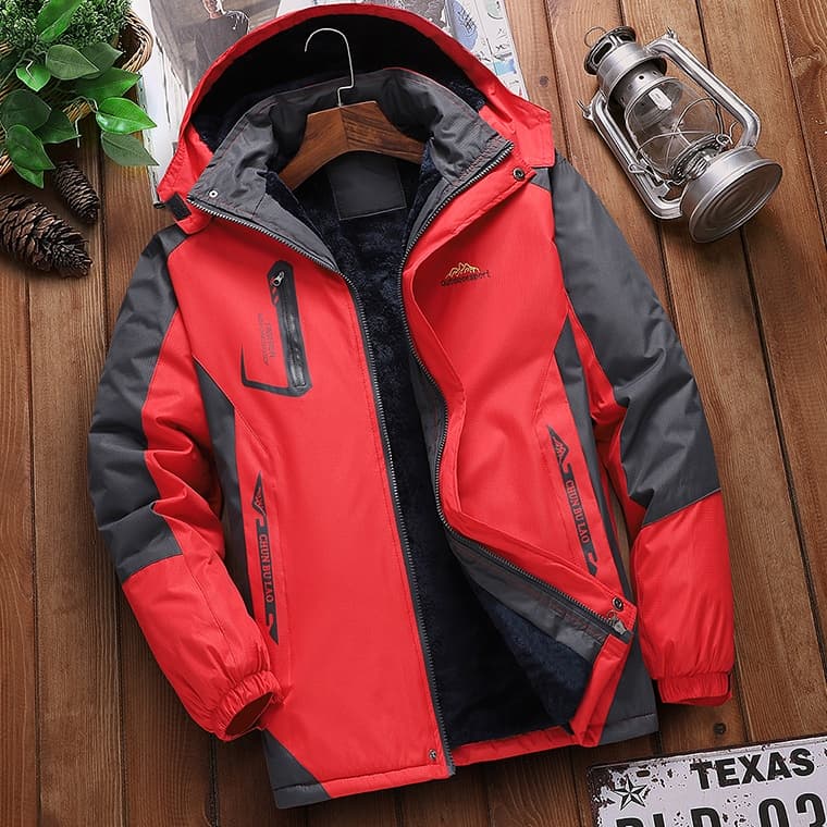 2022 Casaco De Inverno À Prova De Vento Impermeável Acolchoado Para Homem Revestimento De Velo Espessado Frio