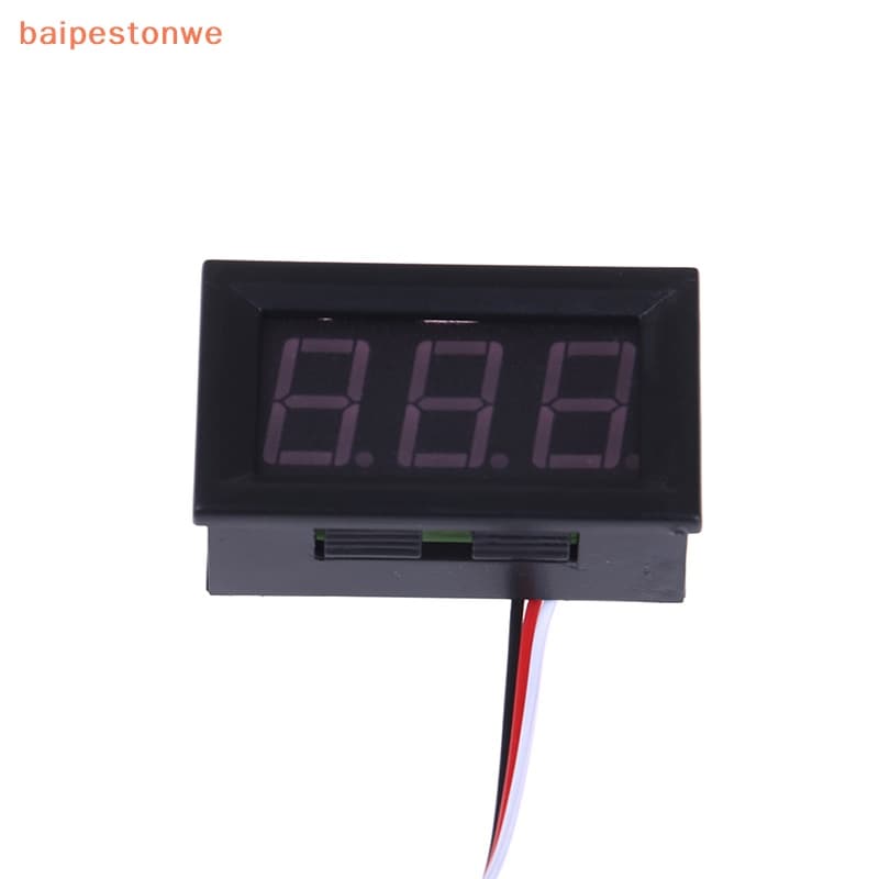 [baipestonwe] 0-30V 3 Fios LED Painel De Exibição digital Voltímetro Medidor De Tensão motor De Carro