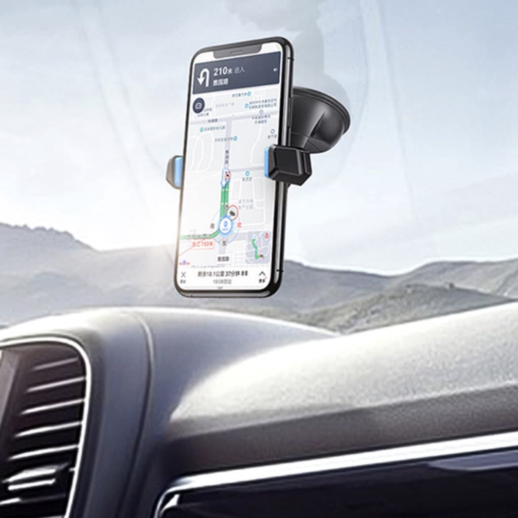 Suporte Universal Para Carro Trava Automática Anti Queda Celular Veicular