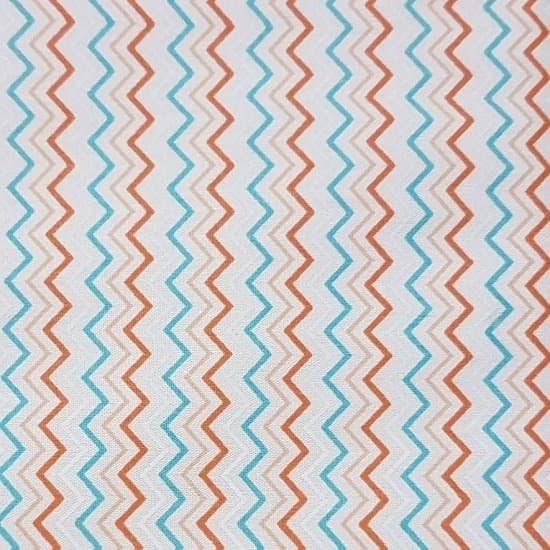 Tecido Patchwork Chevron Multicor 4752