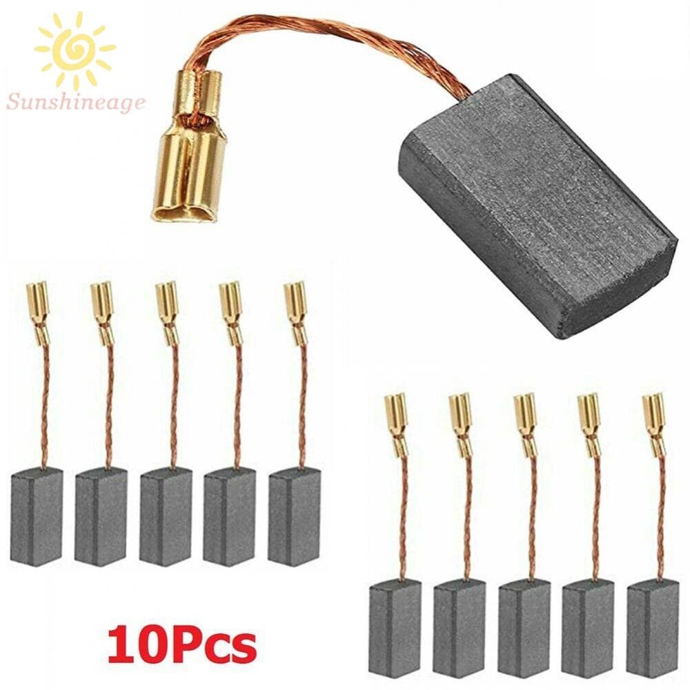 Escova De Carvão 10pcs Acessórios Esmerilhadeira Angular Elétrica Motor
