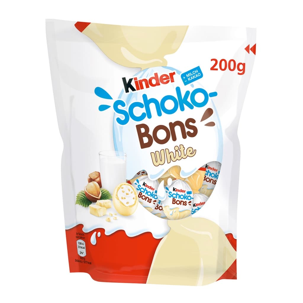 Chocolate Kinder Schoko-Bons White 200g Importado