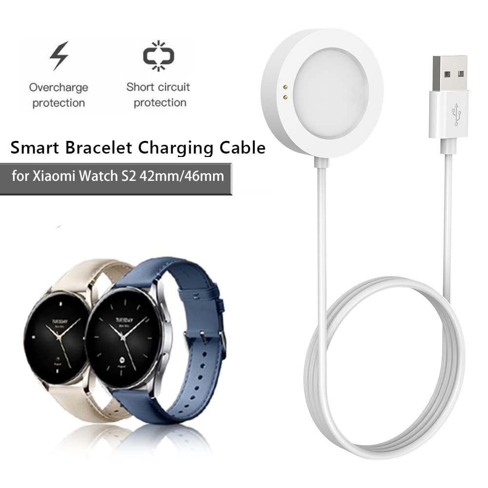Cabo Carregador Usb compativel  Smartwatch Xiaomi Watch S2 42mm/46mm
