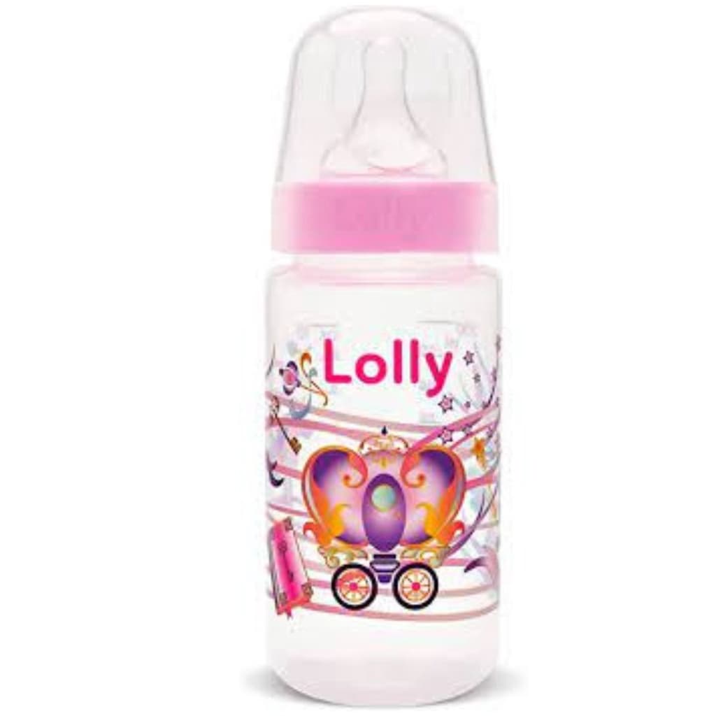 Mamadeira Big Tip Rosa 300ml - Lolly Nenny