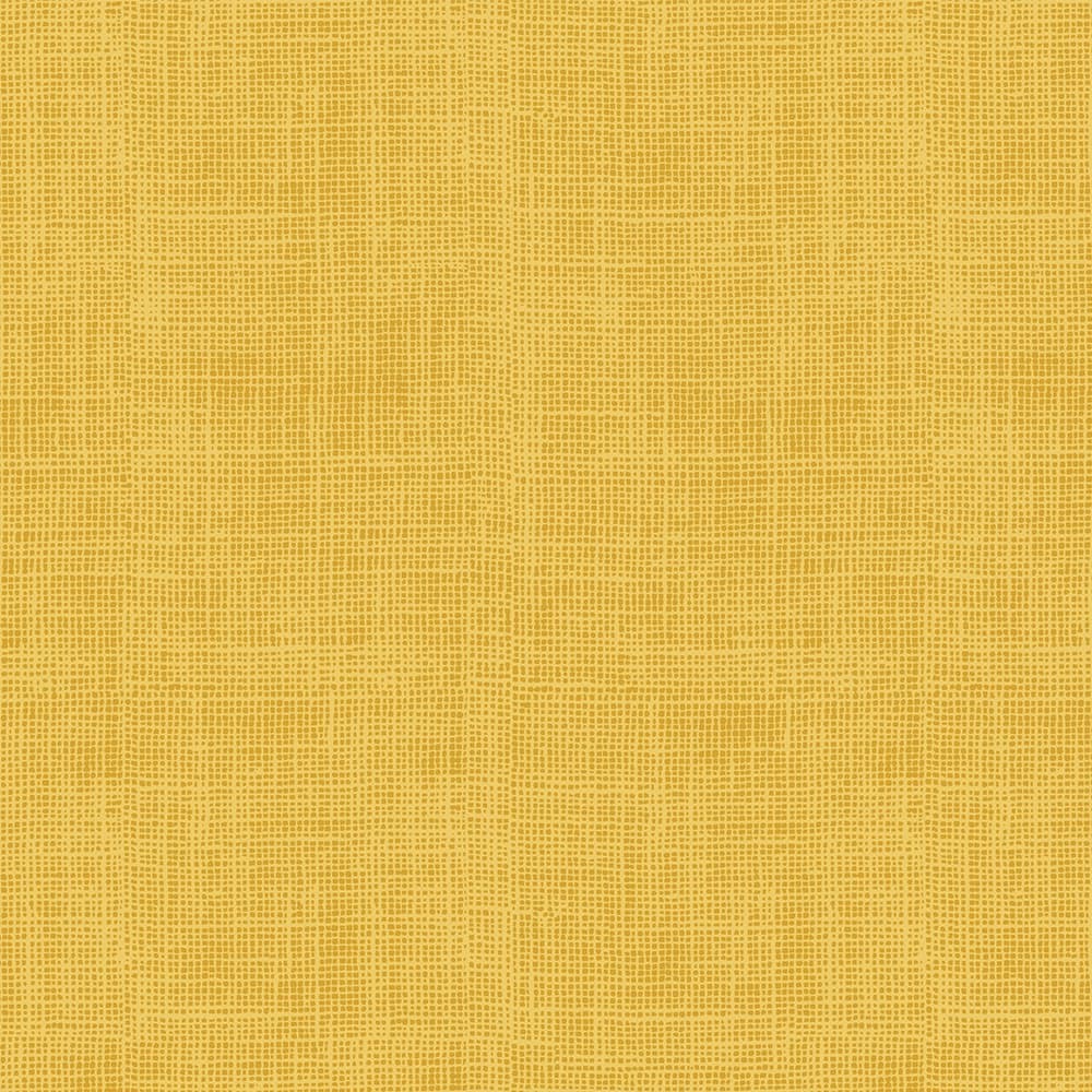 Tecido Patchwork Efeito Linho Amarelo Canário 901202