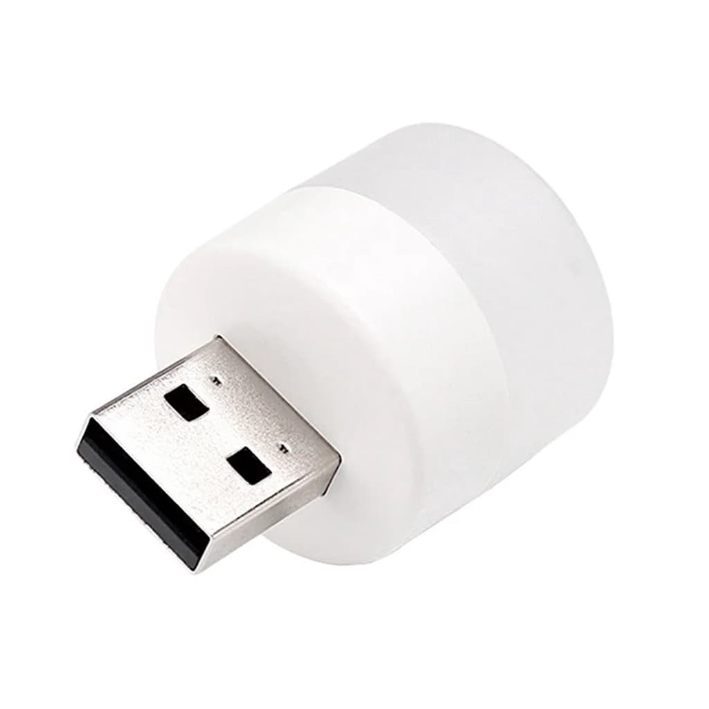 Mini Luminária Luz Lampada Led Abajur Usb Notebook Kit com 5 unidades