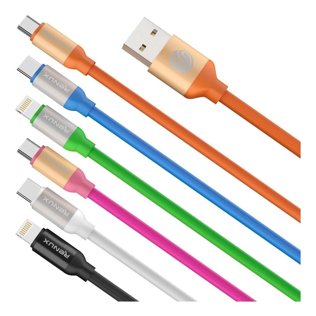 Carga Rápida Tipo Cabo V8 Usb Type-C Super Rápido Turbo Cor 3.1A 1.2M Cabo De Carregamento Rápido