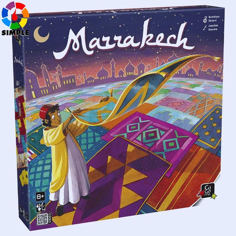 Marrakech | Jogo De Estratégia Para Famílias E Adultos Idades 8 + 2 A 4 Jogadores 20 Minutos
