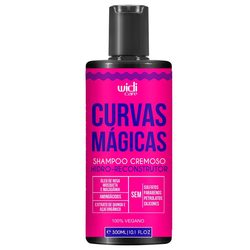 Widi Care Shampoo Cremoso Ultra Hidratante Curvas Mágicas 300ml