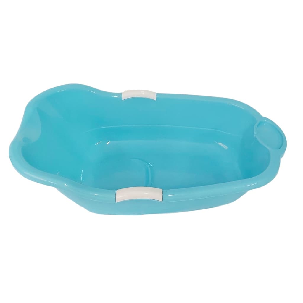 BANHEIRA INFANTIL BEBÊ COM PORTA SABONETE AZUL BEBÊ MICROMAX