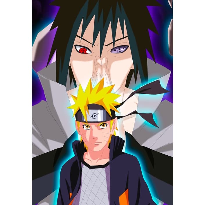 DOBUR | Pintura De Diamante Pintura Com Diamante NARUTO Redondo Furadeira Completa 5D Decoração De Parede Artesanato De