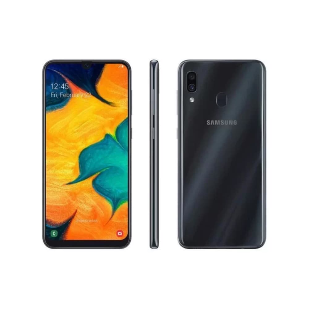 Usado: Samsung A30 64 GB Preto - Muito Bom
