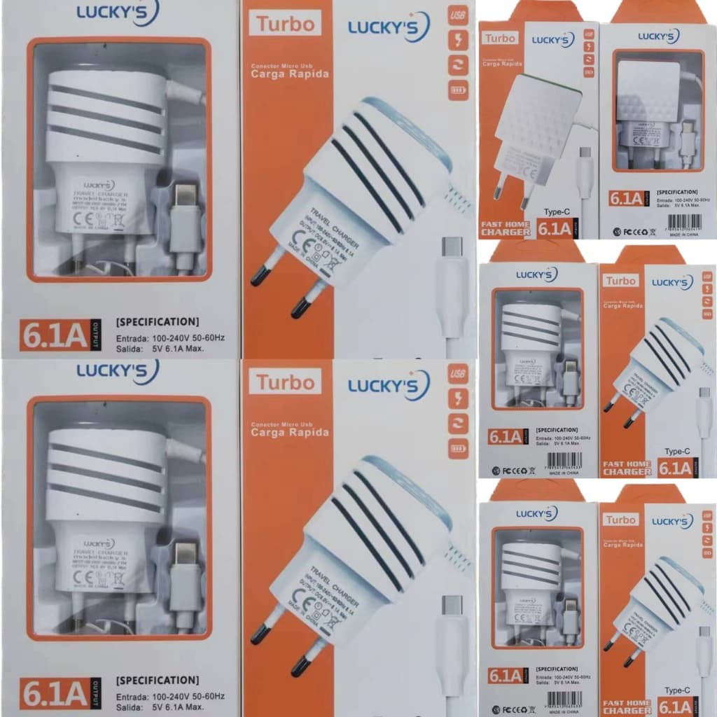 KIT 10 Carregador Celular V8 Ou Tipe C Android Inteligent 4.1a Micro 1.2 Metros Usb Rápido