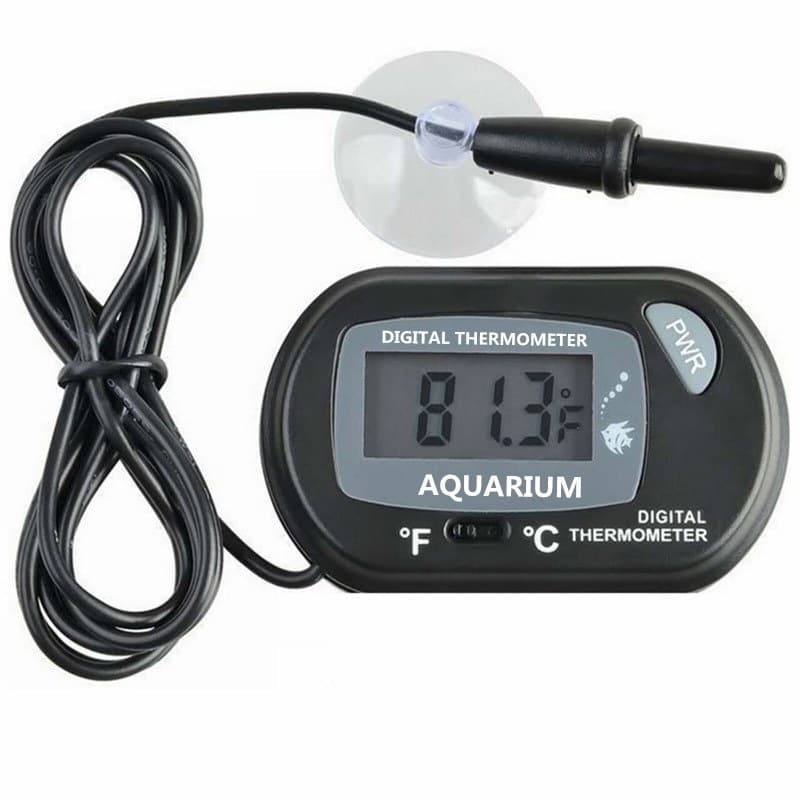 Termômetro Digital LCD Higrômetro De Temperatura Medidor De Umidade Com Sonda Para Répteis Veículos Terrarium Frigorífico De Tanque De Peixes