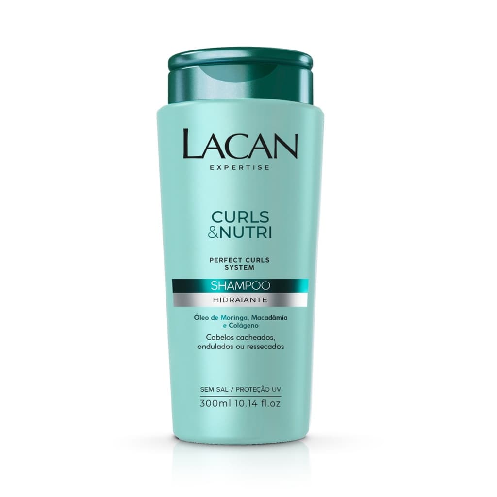 Shampoo Hidratante Curls E Nutri  Lacan 300ml Sem Sal