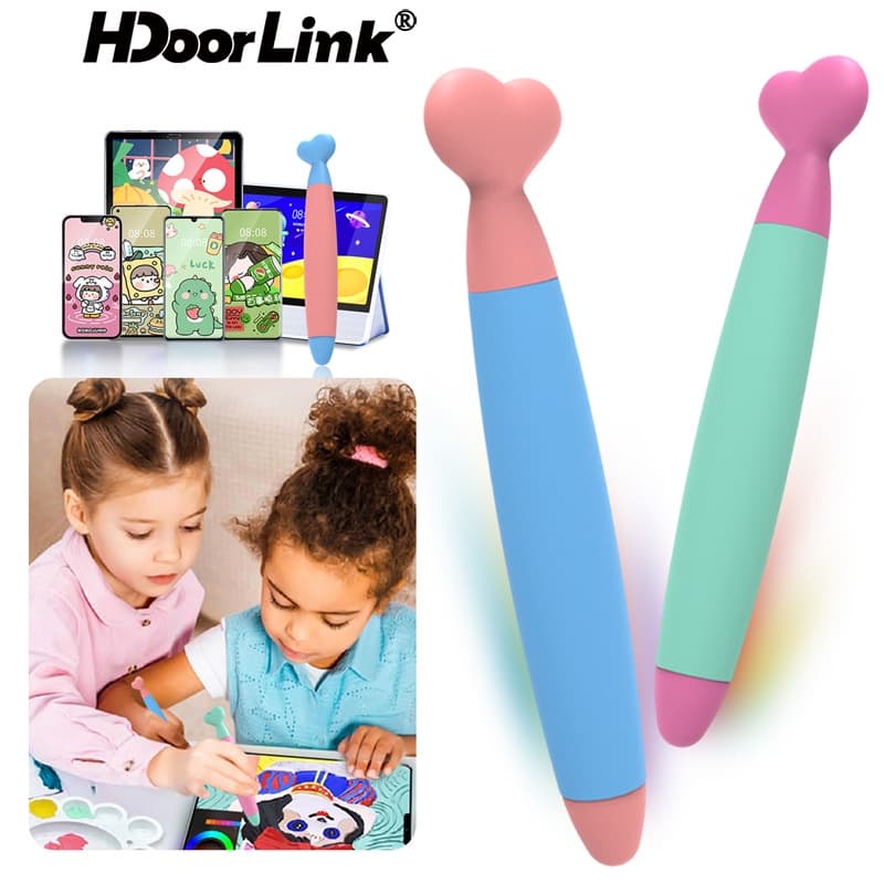 HdoorLink Touch Stylus Caneta Screen Silicone Escrita Profissional Desenho À Mão Para Crianças Compatível Com I/Pad Phone Kids Tablet Android Tablets