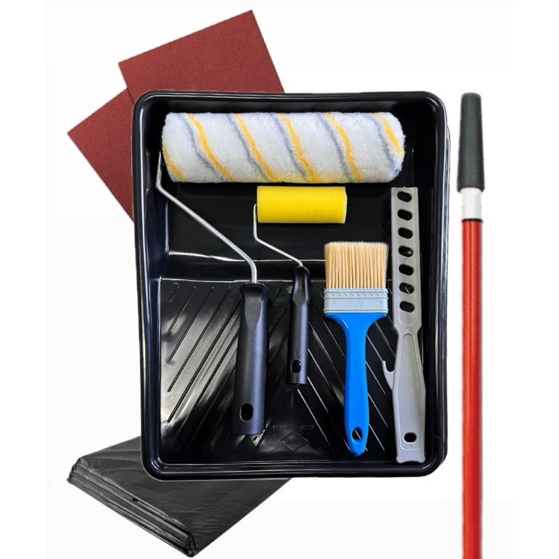Kit Pintura Completo 6 Peças Completo P/ Tinta Latéx/Acrilica/Esmalte e Vernizes (+2 Opções)