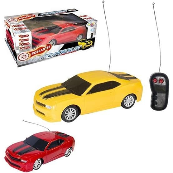 Carrinho de Controle Remoto Furioso Colors 3 Funções Brinquedo- WellKids