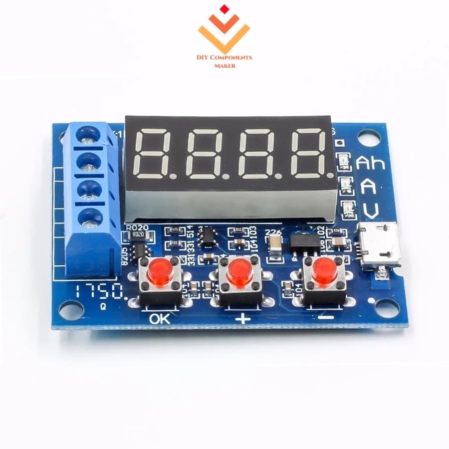 ZB2L3 Testador De Bateria De Lítio LED Display Digital Resistência Chumbo-Ácido Capacidade Da Medidor De Descarga Para 1