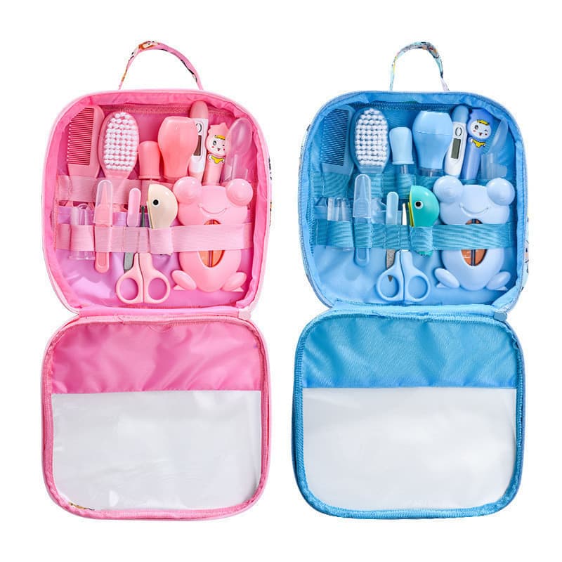Kit Higiene 13 peças Cuidado Bebê Recém Nascido Essencial para enxoval Cuidar do Bebê YB