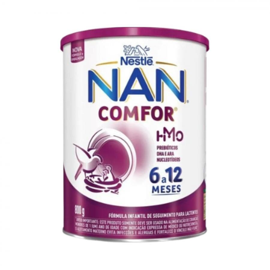 Formula Infantil NAN Comfor 2 Nestle 800g – Nutricao e Conforto para Bebes de 6 a 12 Meses