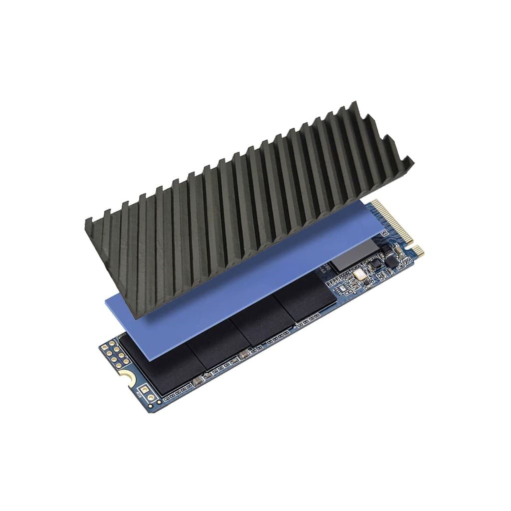 Dissipador de Calor de Grafeno 1.5mm SSD NVMe M2 2280 Notebook Ultrabook Playstation 5 PS5 PC Gamer