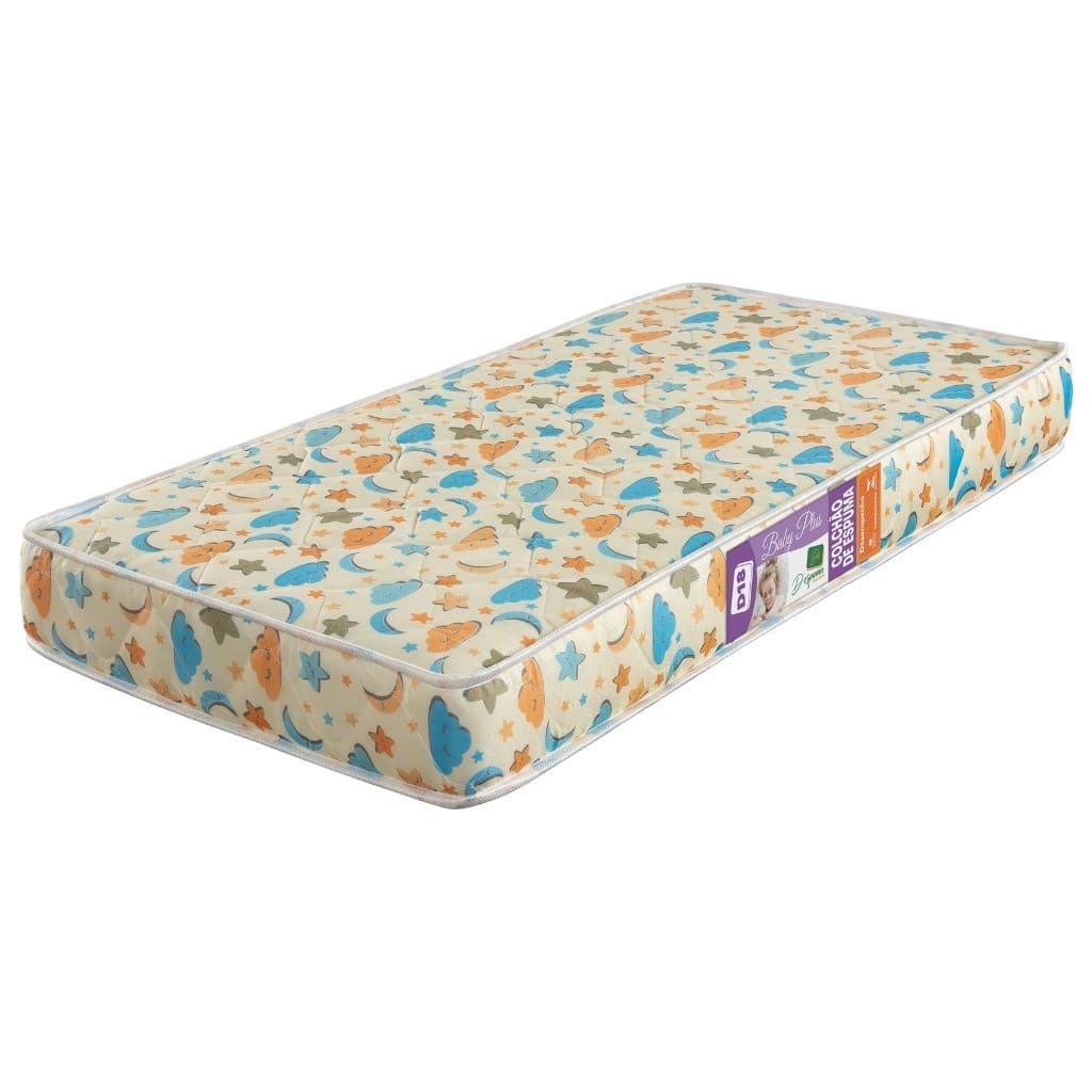 Colchão Infantil para Berço Modelo Americano 130x70 cm Estampado