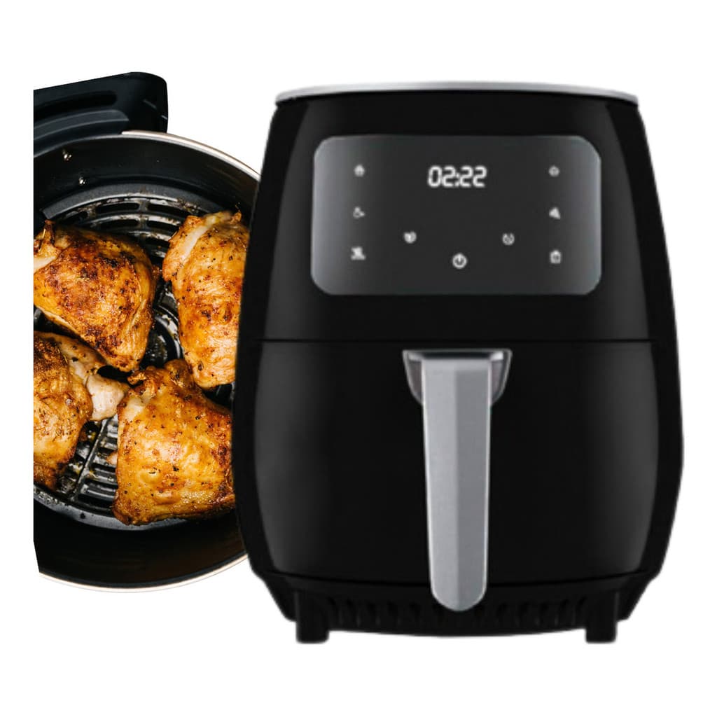 Air Fryer Fritadeira 4.5l Tecnologia Touch Sem Oleo Grade Capacidade Digital Durabilidade