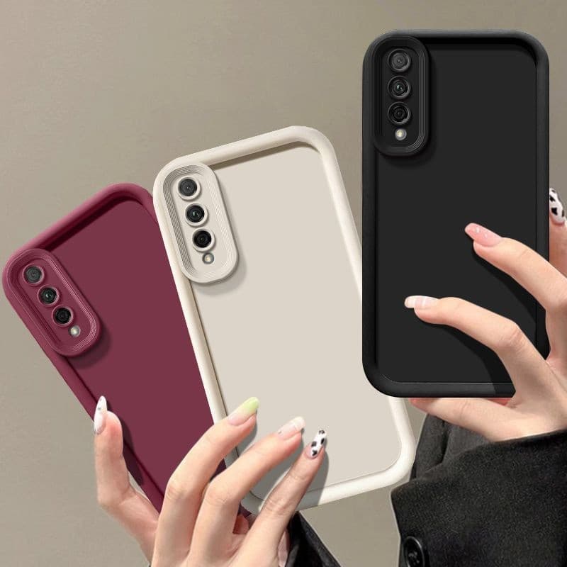Para Samsung Galaxy A50 Caso A30S A50S De Telefone Proteção Câmera anti Queda Capa Macia