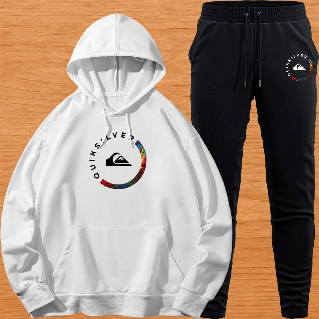 Conjunto Moletom Unissex  canguru e Calça Personalizada  QS COLORIDO