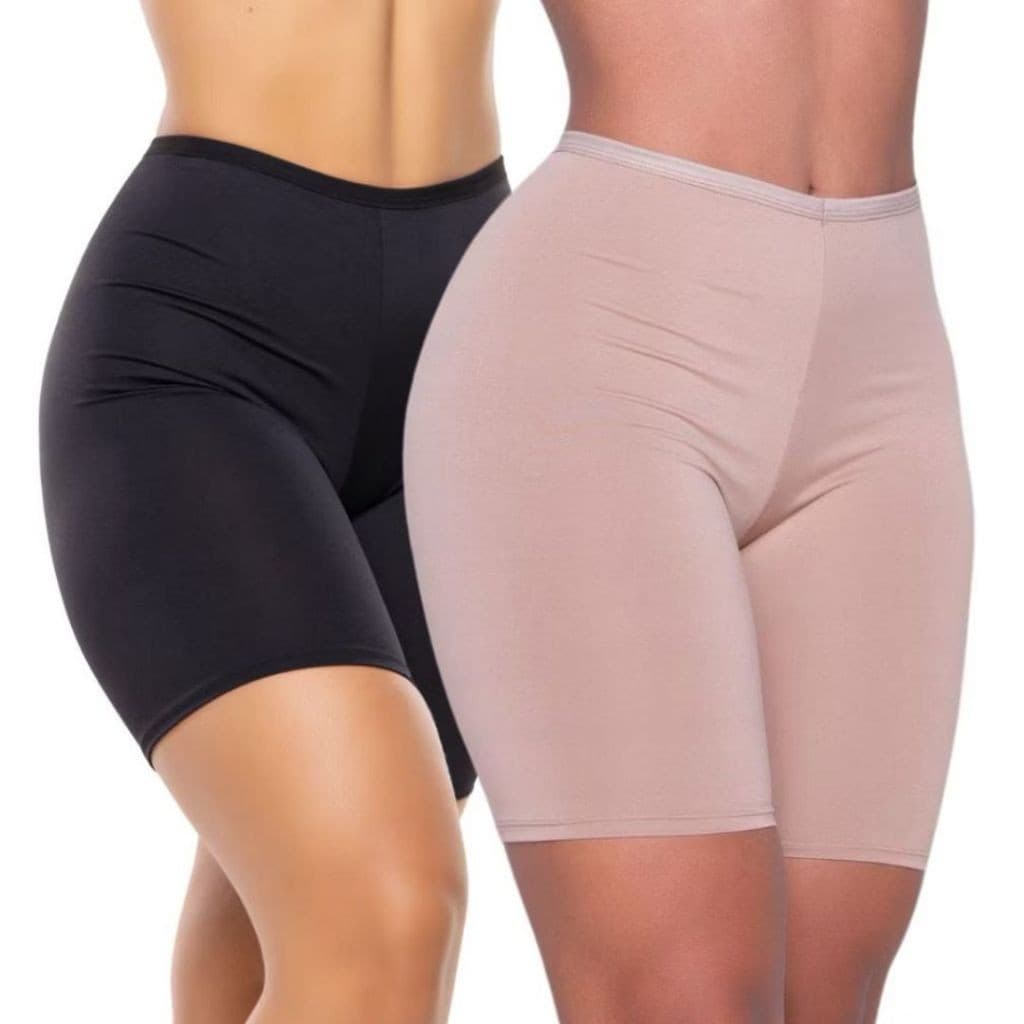 Shorts Anágua Modeladora Feminino Segunda Pele Conforto Antiatrito para Saia e Vestido