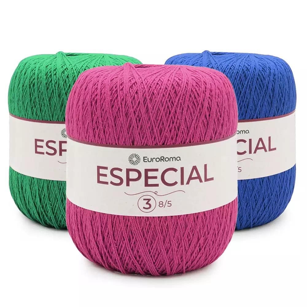 Barbante para Crochê Especial Euroroma Nº 3