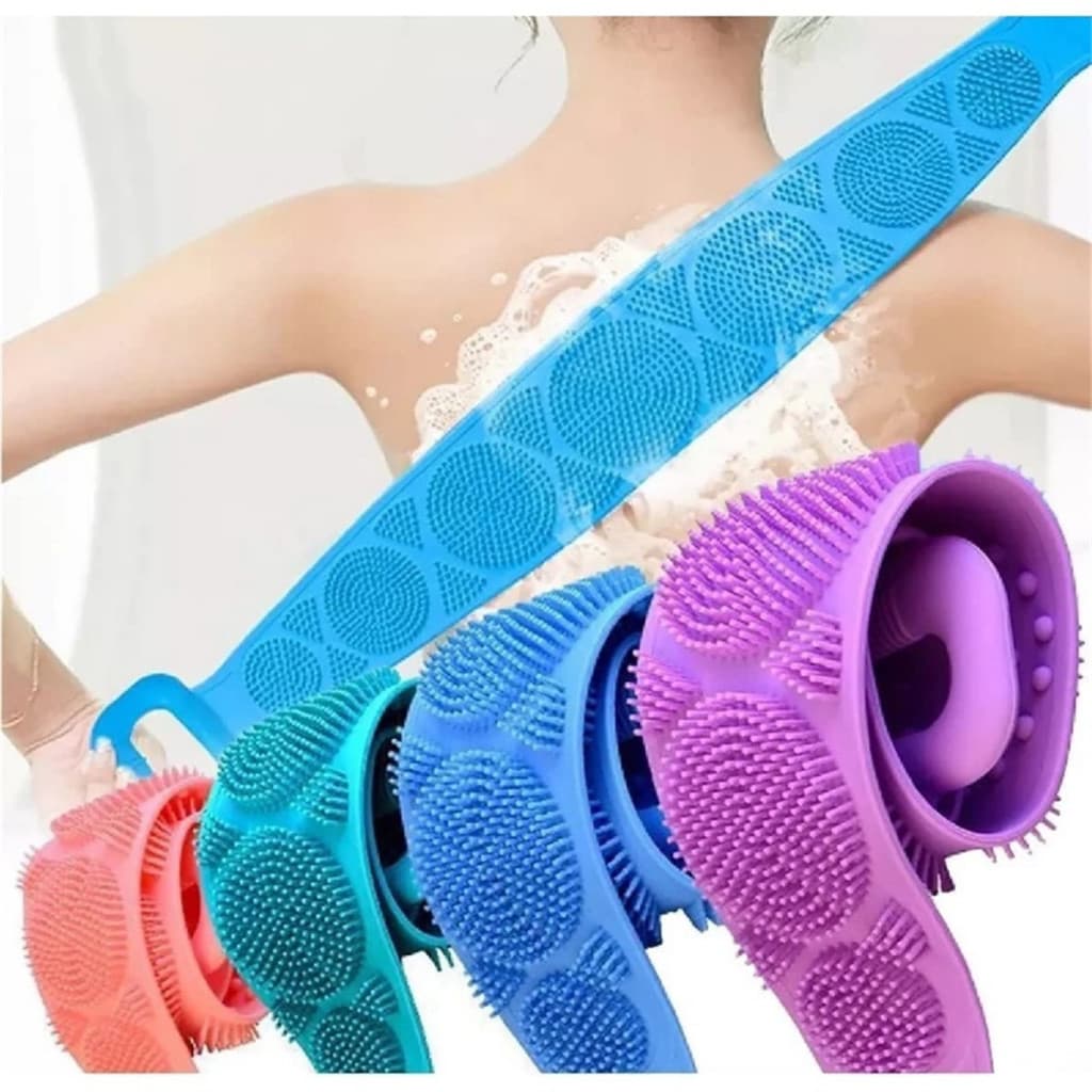 Esponja de banho lava costa Silicone anti bacteriano cores sortido