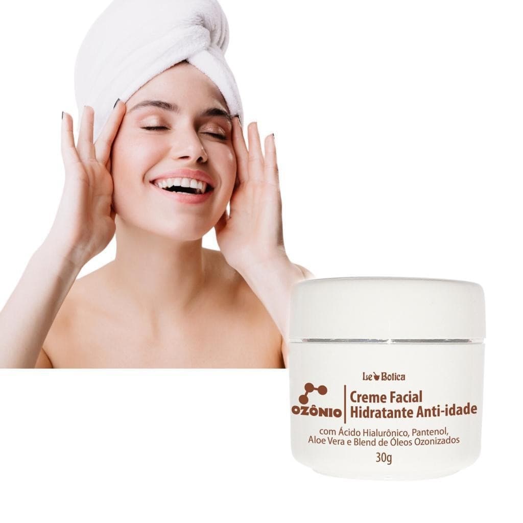 Anti Idade Rugas e Linhas de Expressão Creme Facial Ozônio