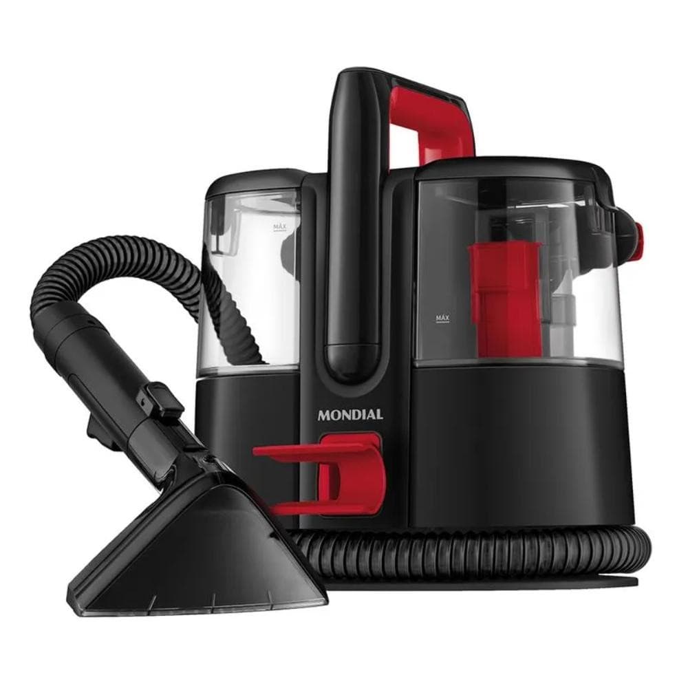 Extratora e Higienizadora Portátil Mondial Deep Cleaner I 1650W Preto/Vermelho 220V- EXP-01-R