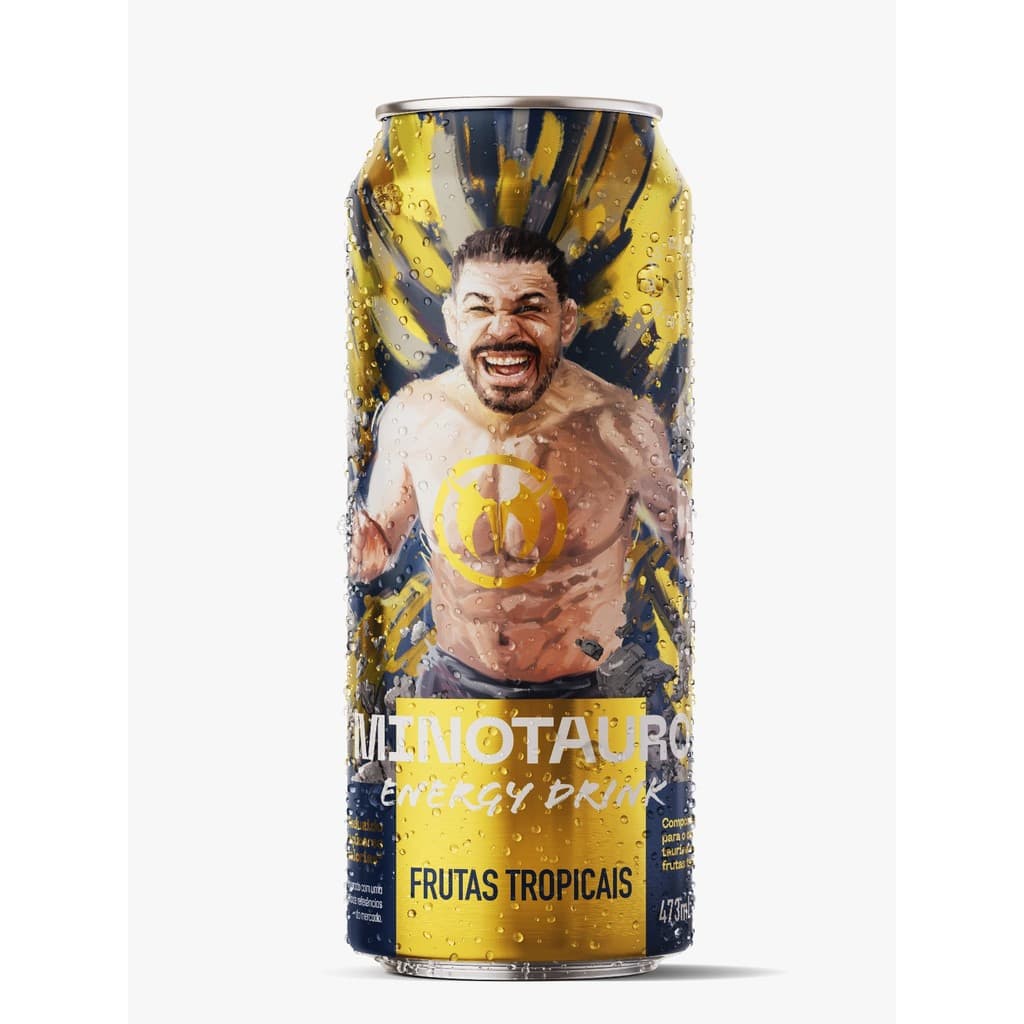 ENERGETICO MINOTAURO FRUTAS TROPICAIS 473ML PACK C/6UNID