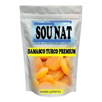 Damasco Turco 1kg Jumbo Safra Nova Macio E Saudável