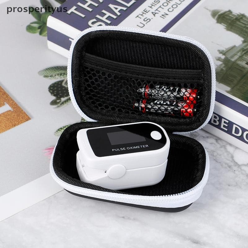 [prosperityus] Bolsa Para Monitor De Oxímetro De Pulso De Dedo Medidor De Oxigênio Digital Com Zíper [BR]