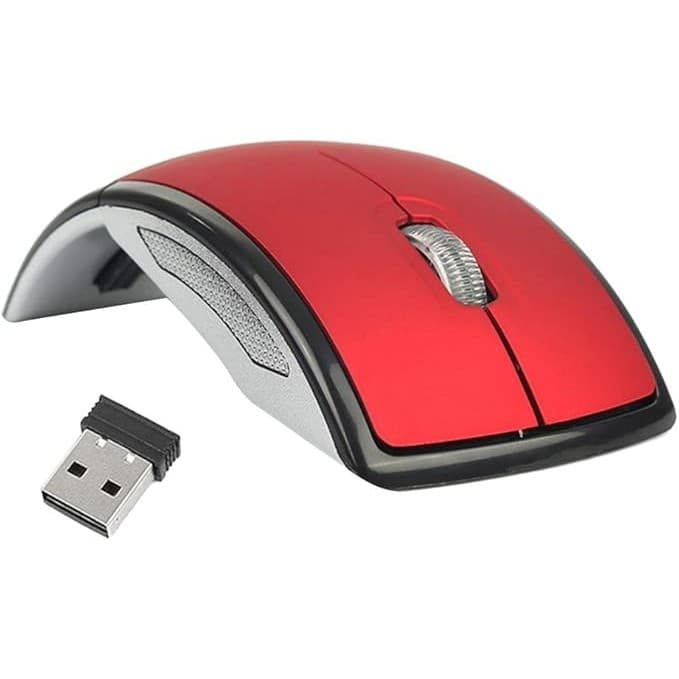 Mouses sem fio Wireless Alcance 10M Sem fio dobrável novo 1000dpi 2.4G
