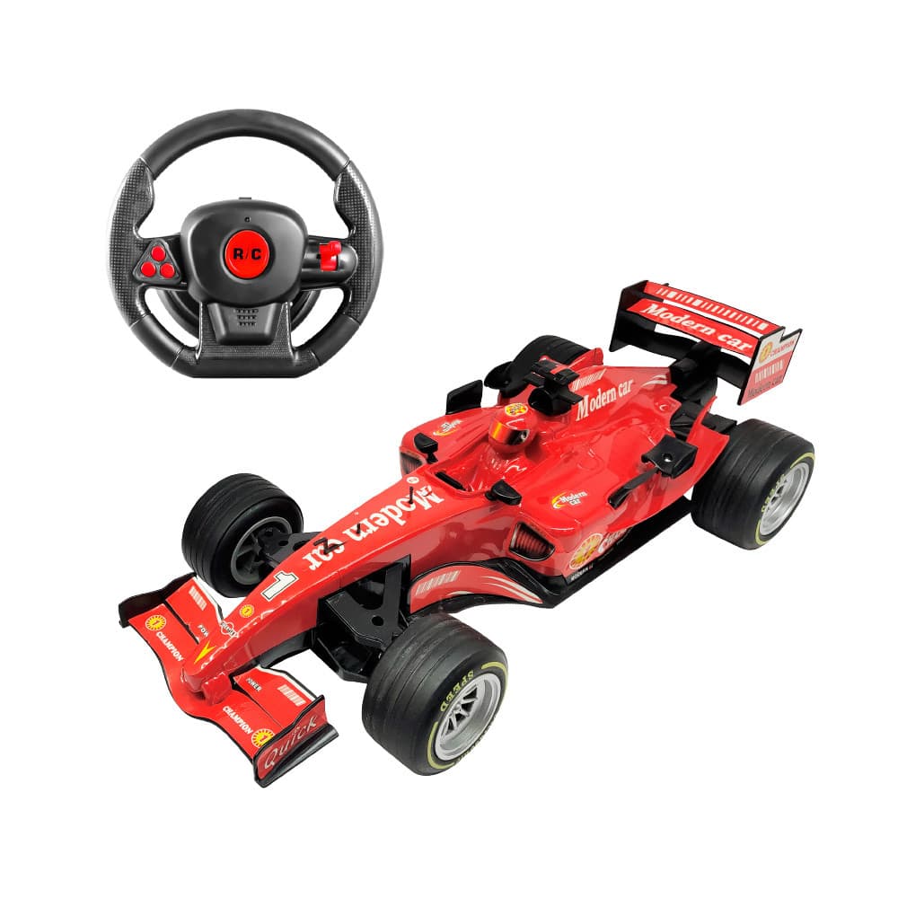 Carrinho De Controle Remoto Recarregável 1:12 Com Som e Luz Super Racing