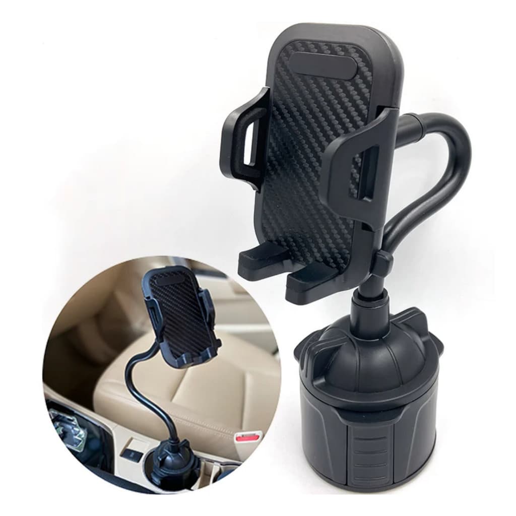 Suporte Celular Veicular porta Copo Flexível Ajustável Rotaçao 360 anti furto gps celular táxi Uber