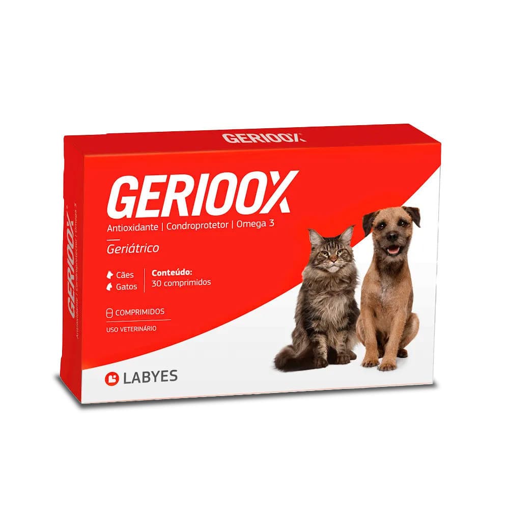 Antioxidante Labyes Gerioox Condroprotetor para Cães e Gatos