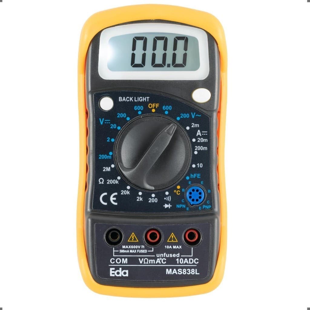 Multímetro Digital com Sensor de Temperatura e Beep 9KD