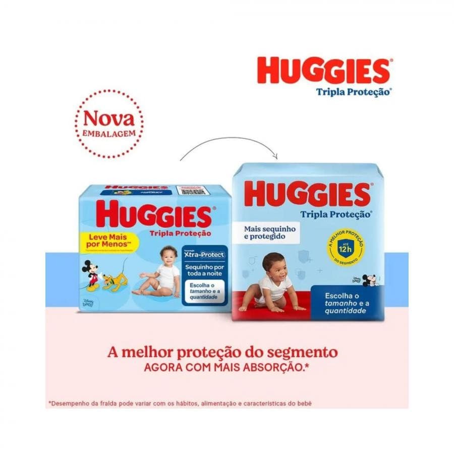 Fralda Huggies Tripla Protecao G 78 Unidades – Conforto e Protecao para o Seu Bebe